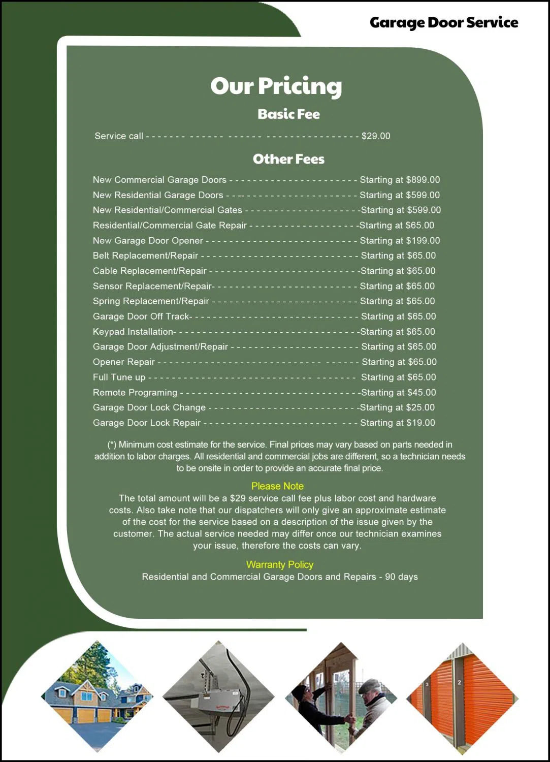 Louisville Metro Garage Door Service Louisville, KY 502-443-0009